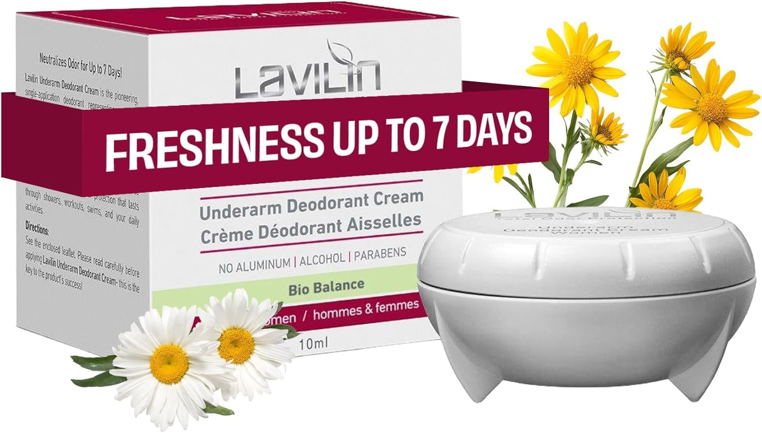 LAVILIN Underarm Deodorant Cream - Up to 7-Days Protection – The